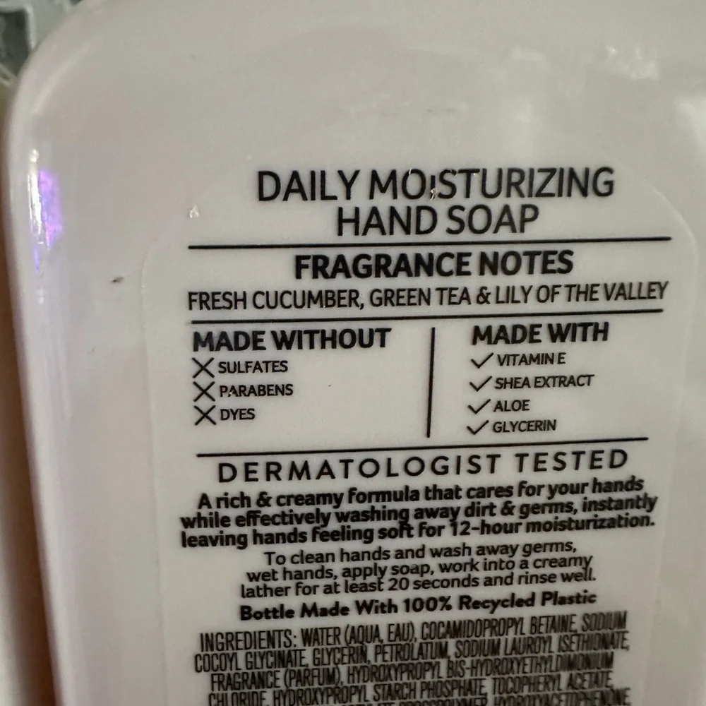 NEW BBW (6) PC DAILY MOISTURIZING HAND SOAP BUNDLE 🌸🌺🌸🌺 - Picture 11 of 15